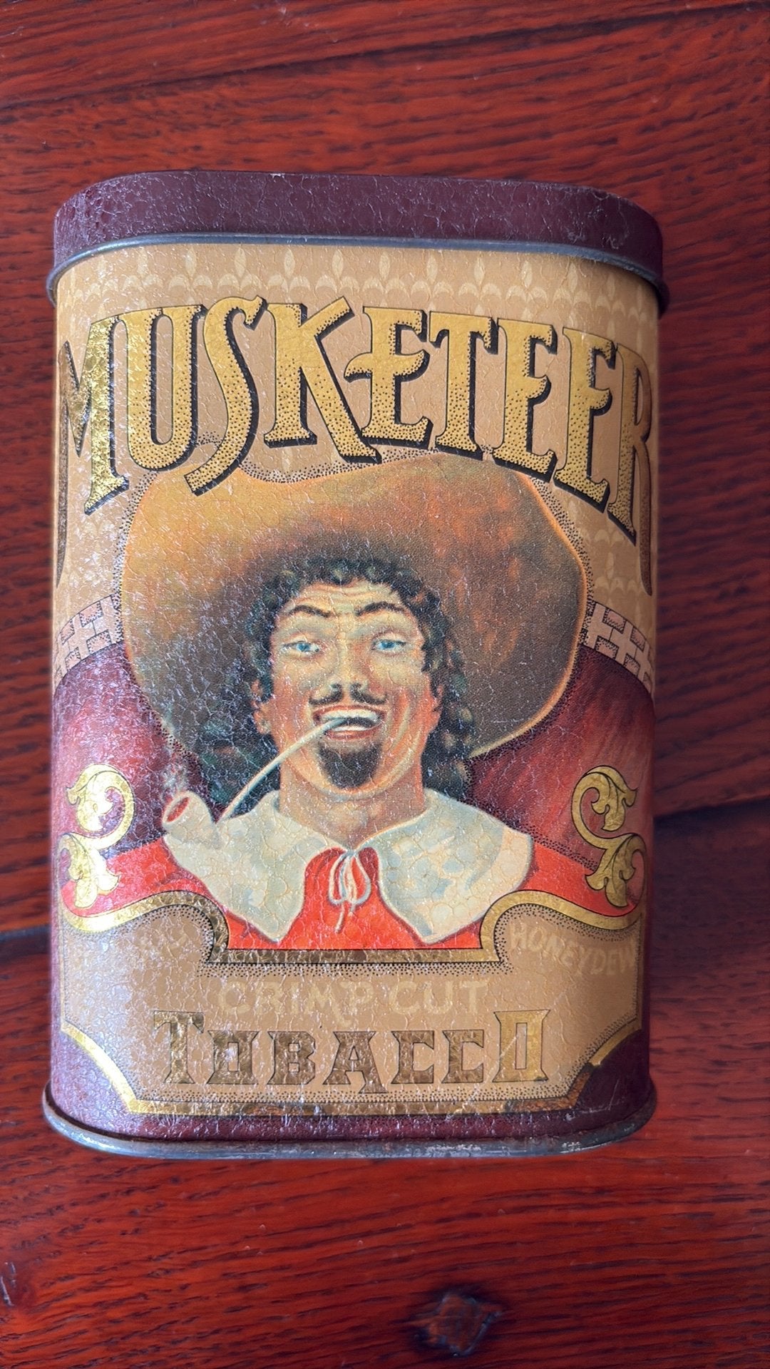 Vintage-look Musketier Tabak Blik, Ophalen of Verzenden