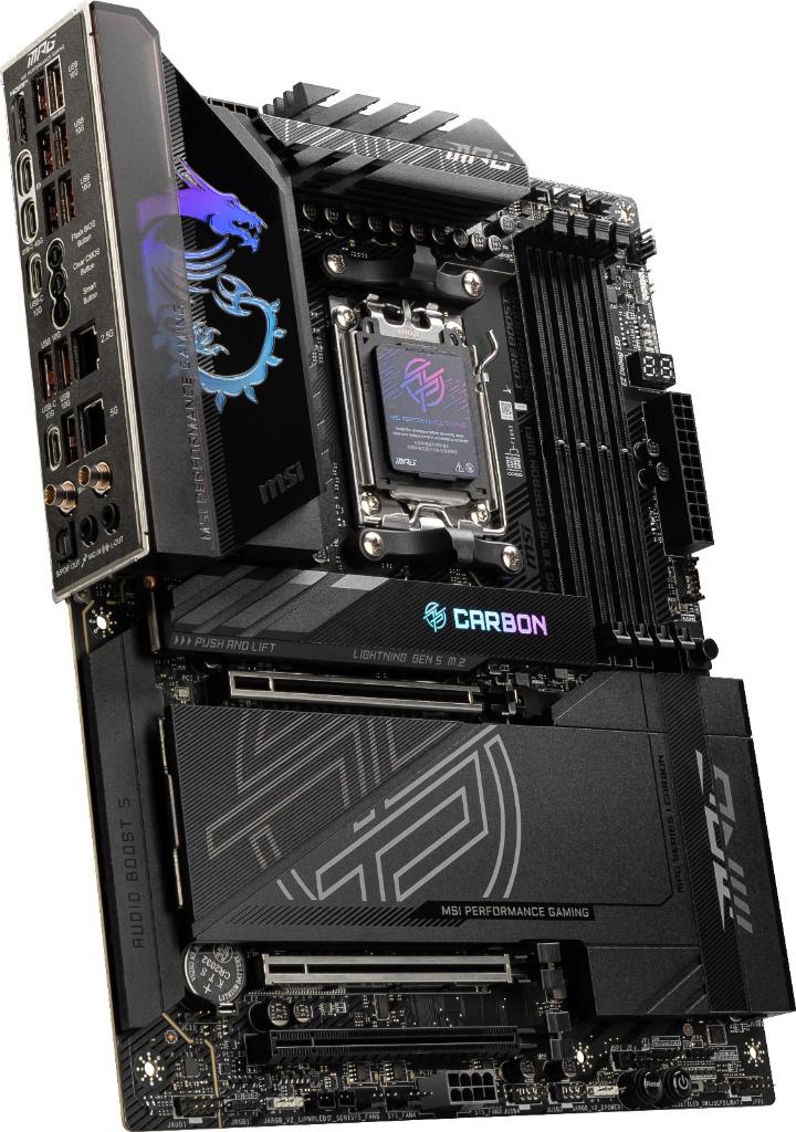 MSI MPG X870E CARBON WIFI Moederbord, Nieuw, Ophalen of Verzenden, ATX, DDR5