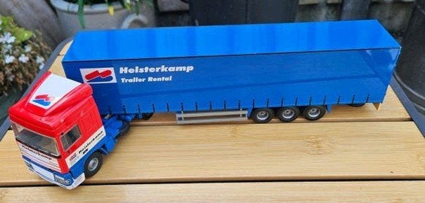 Tekno Daf XF Heisterkamp Oldenzaal vrachtwagen met trailer, Ophalen of Verzenden, Gebruikt, Bus of Vrachtwagen, Tekno