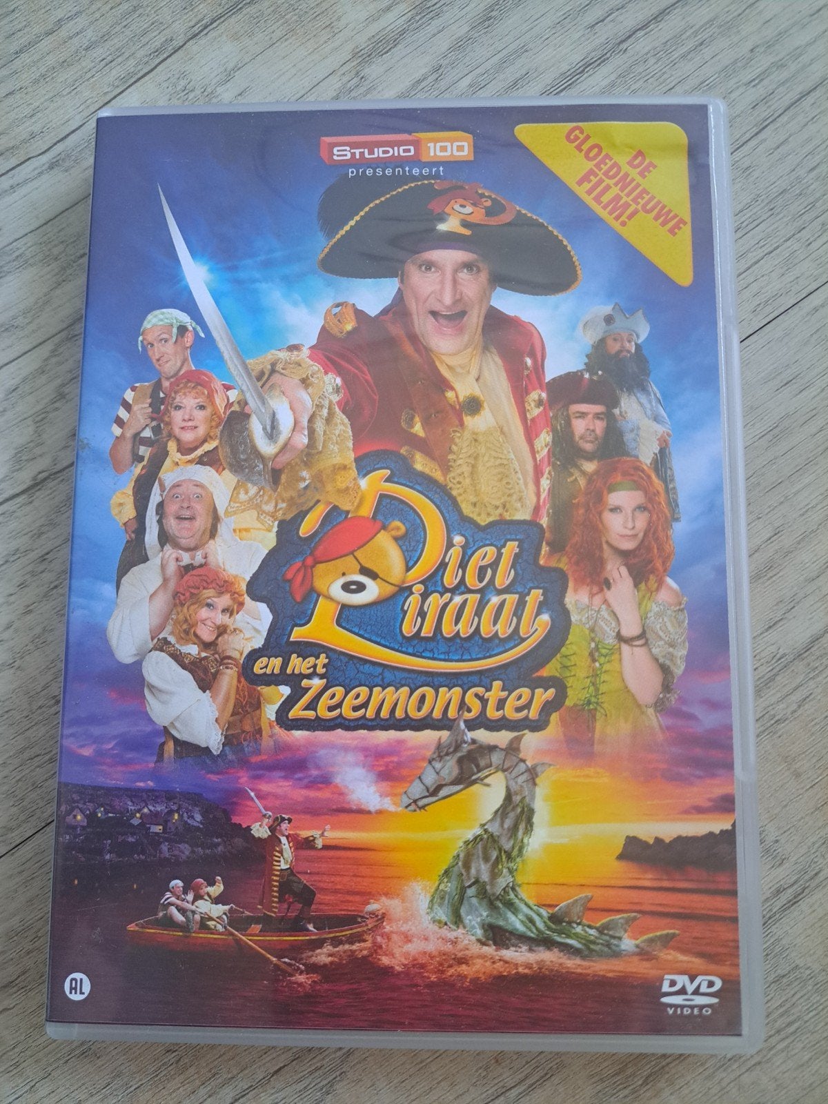 Piet Piraat en het Zeemonster DVD - Studio 100, Alle leeftijden, Zo goed als nieuw, Familie, Film