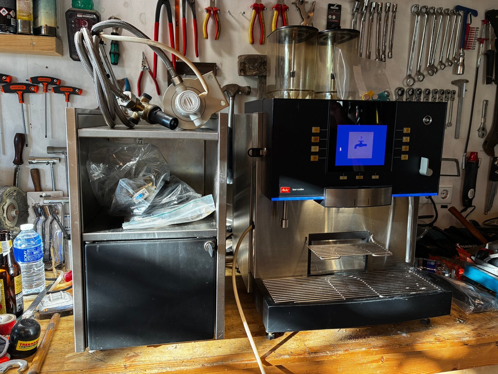 Melitta bar - cube koffie machine, 10 kopjes of meer, Ophalen, Gebruikt, Koffiemachine