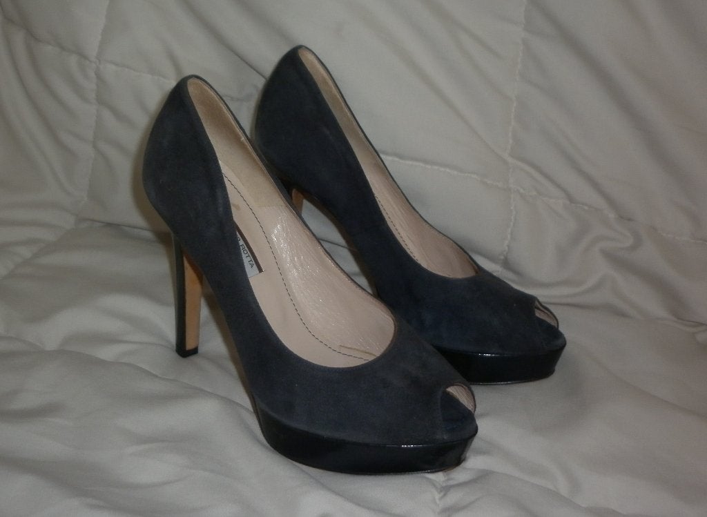 pumps maat 37,5 met hoge hakken merk :Guglielmo Rotta, Pumps, Zwart, Ophalen of Verzenden, Gedragen