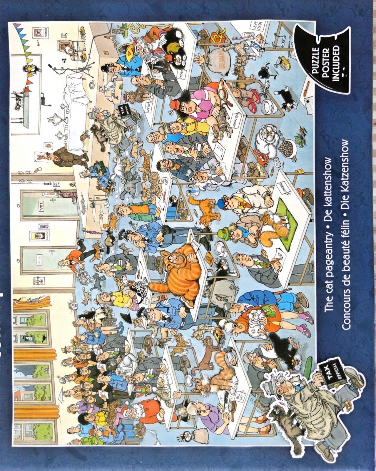 Een nieuwe JAN VAN HAASTEREN legpuzzel :De katten show, Ophalen of Verzenden, 500 t/m 1500 stukjes, Nieuw, Legpuzzel