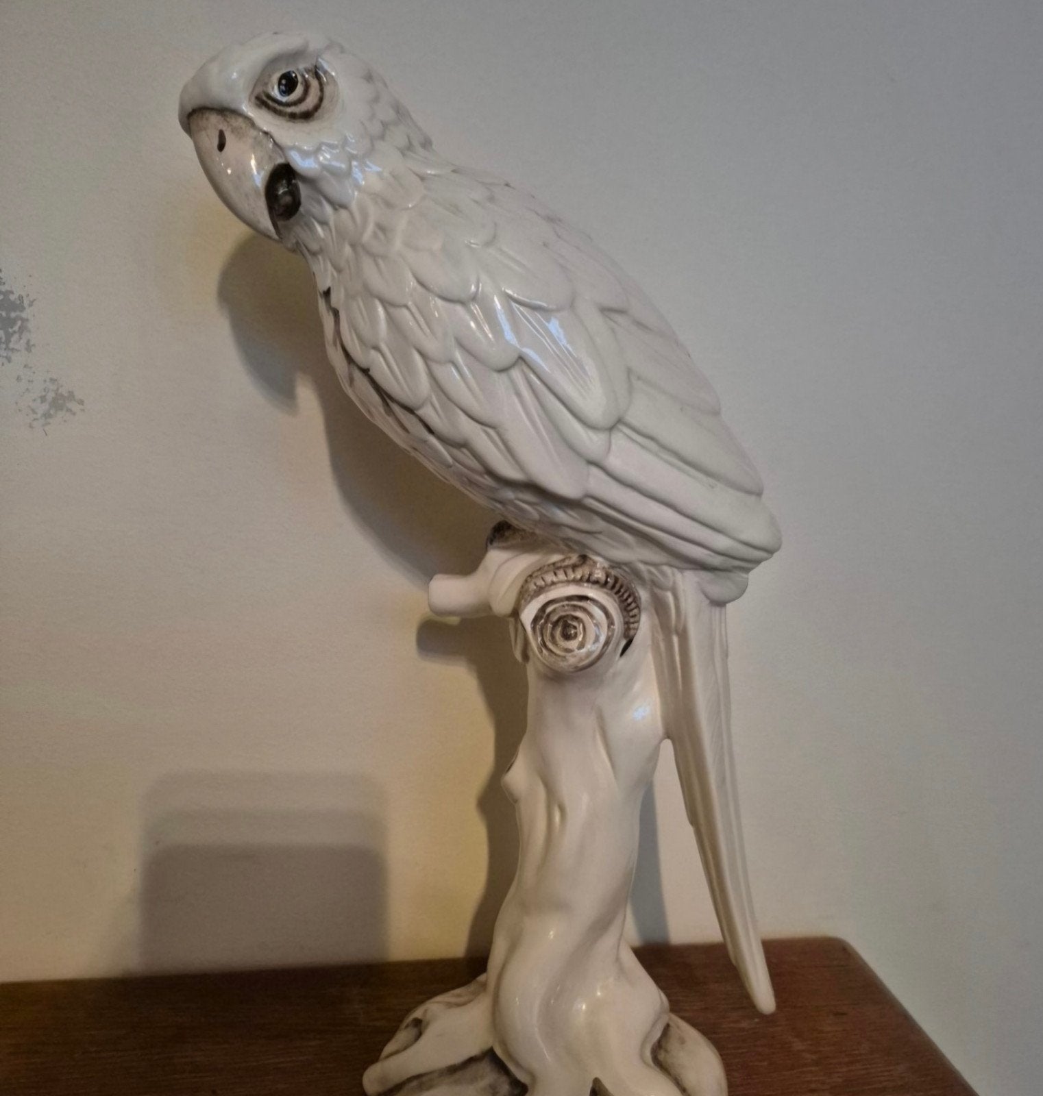 Vintage Keramische Papegaai Figurine - Giovanni Ronzan 1394, Ophalen of Verzenden