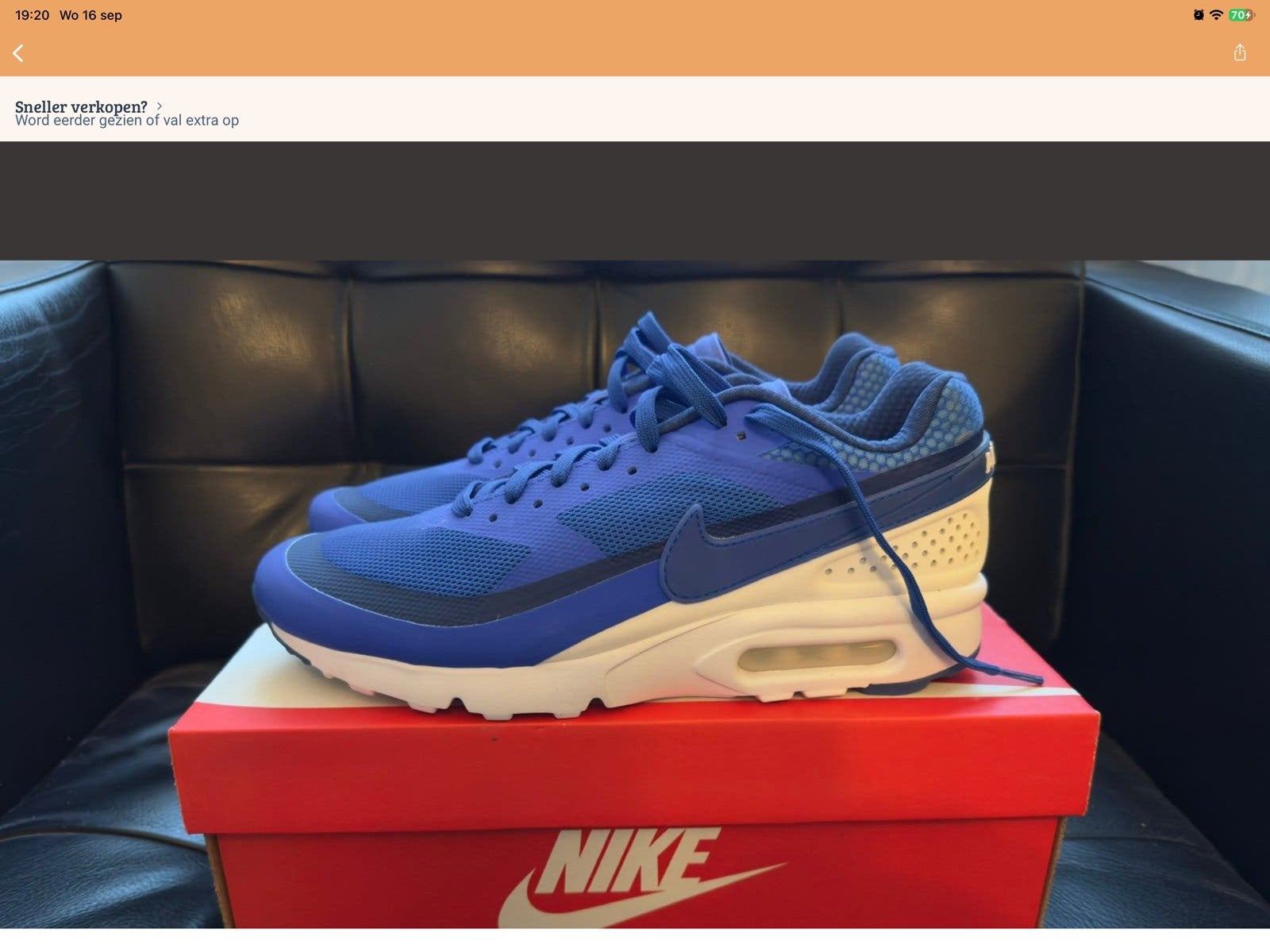 Nike Air Max, Racer Blue, Ophalen of Verzenden, Nieuw, Blauw, Sportschoenen