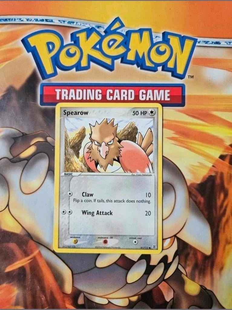 Spearow 81/112 Ex Firered Leafgreen pokemon kaart, Ophalen of Verzenden, Gebruikt, Losse kaart