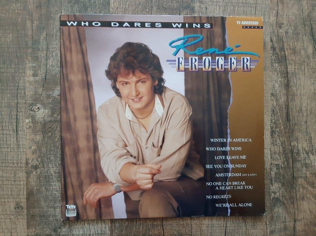 LP Rene Froger / Who dares wins (1988), LP, Gebruikt, Pop, Ophalen of Verzenden