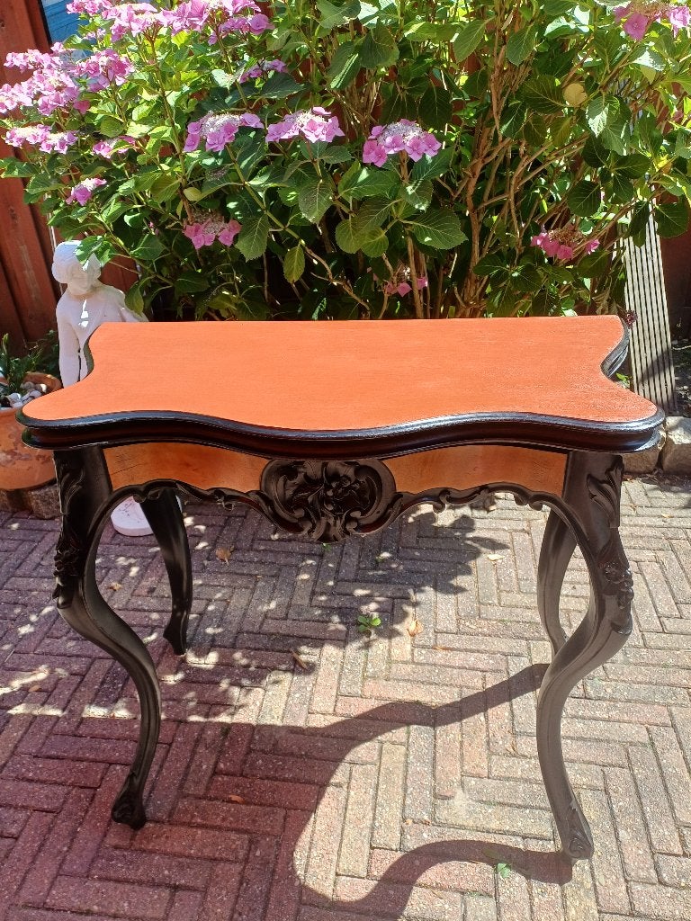Antiek Willem III speeltafeltje, Ophalen
