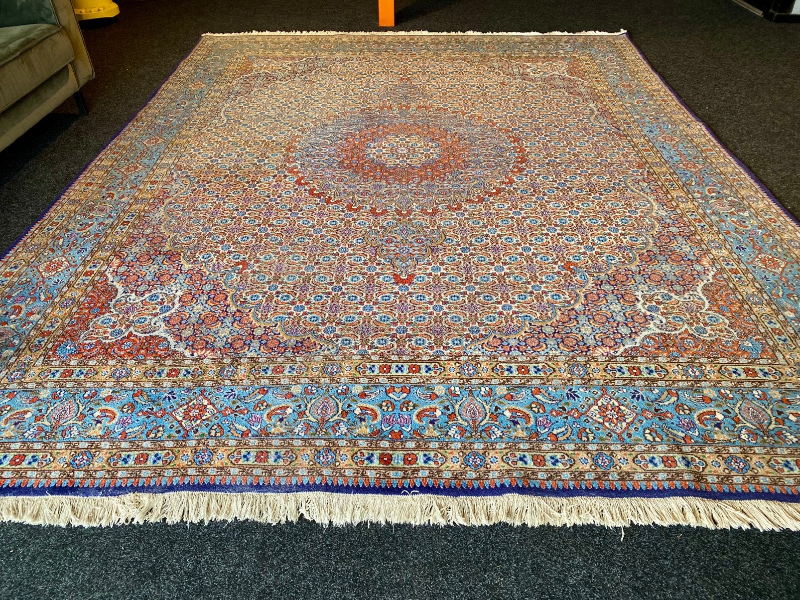 Mooi origineel handgeknoopt perzisch tapijt 256x322cm, Huis en Inrichting, Stoffering | Tapijten en Kleden, ., 200 cm of meer