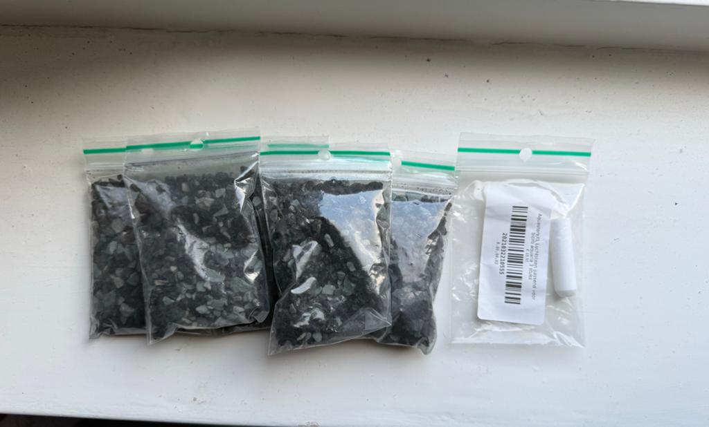 Basalt split zakjes 5x + 1 luchtsteen (Biorb), Dieren en Toebehoren, Ophalen of Verzenden, Nieuw, Grind, Zand of Voedingsbodem