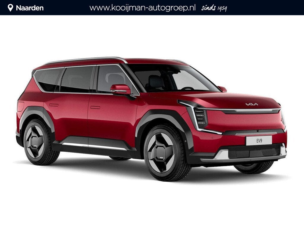 Kia EV9 Air 99.8 kWh ACTIE! Kooijman 65 Jaar Jubileum: 3000., Auto's, Kia, Bedrijf, Te koop, EV9, 360° camera, ABS, Achteruitrijcamera