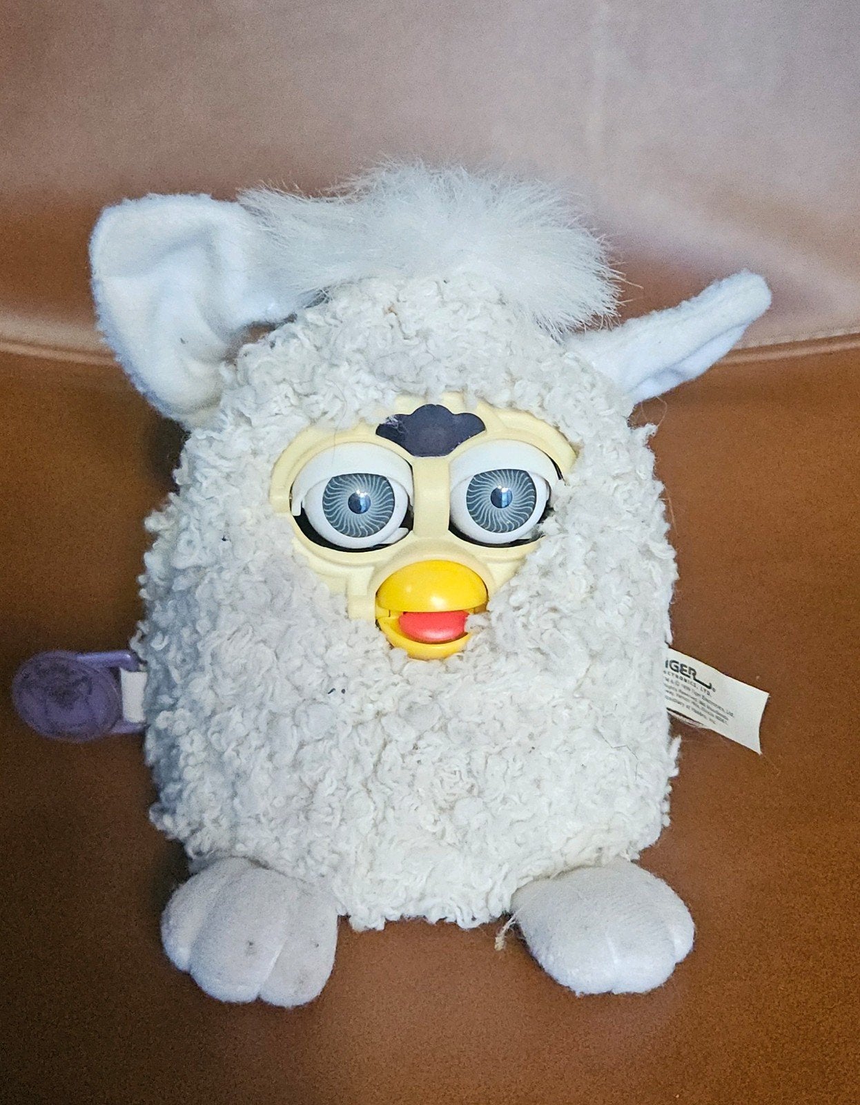 Vintage Furby Baby "Curly Lamb Cream" 1999, Ophalen, Gebruikt, Jongen of Meisje