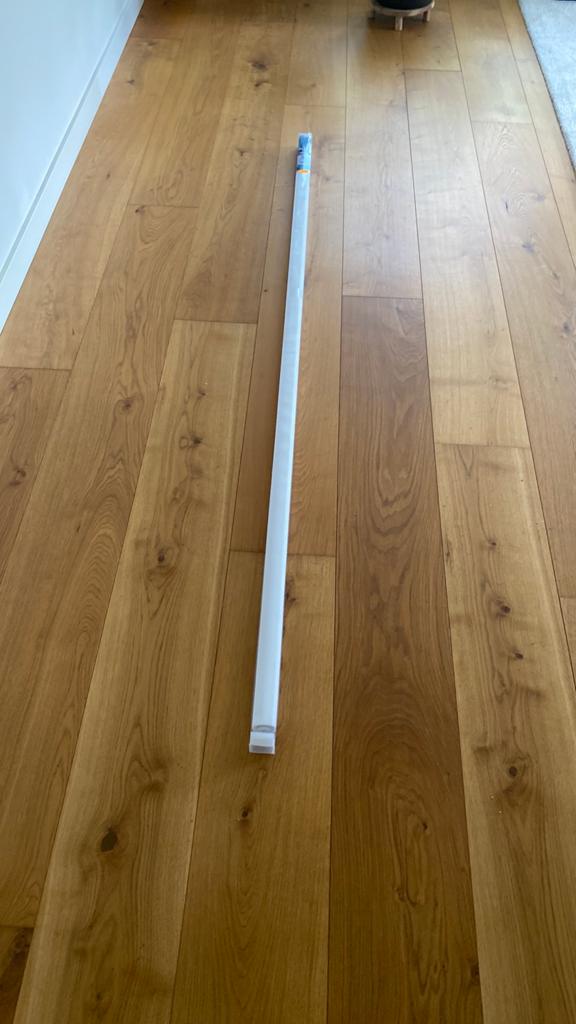 Rolgordijn 210 x 190 nieuw wit niet verduisterend, Ophalen, Nieuw, Wit, 200 cm of meer