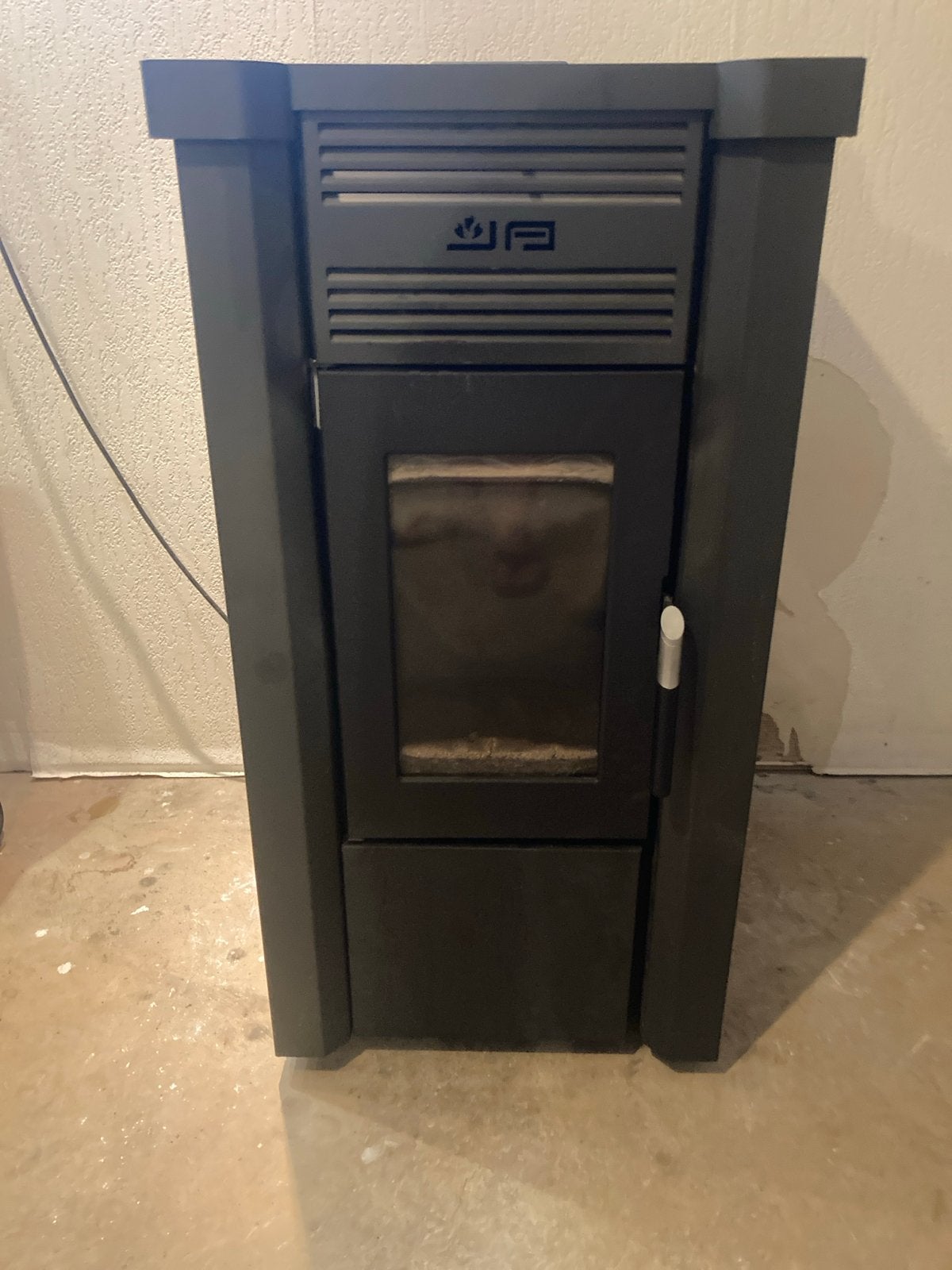 Janus pelletkachel 7kW - Zo goed als nieuw, compleet, Huis en Inrichting, Kachels, Ophalen, Overige brandstoffen, Zo goed als nieuw