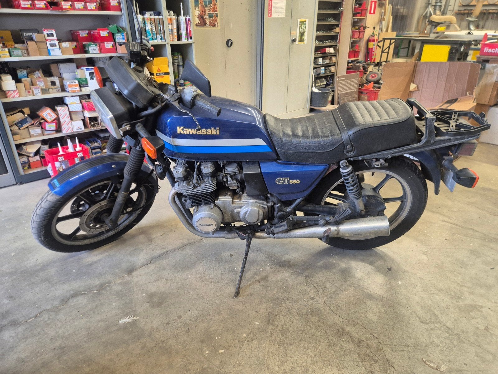 Kawasaki GT550, Ophalen