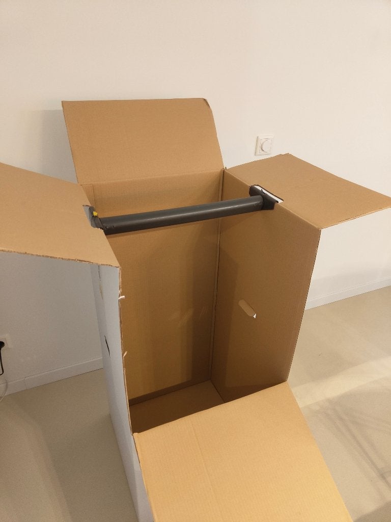 3x Garderobedoos verhuisdozen kleding, Ophalen, 40 tot 60 cm, Opvouwbaar, Minder dan 50 cm