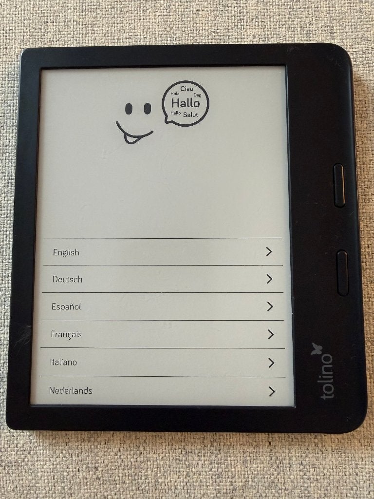 E-Reader Tolino Vision 6 T105 16GB, Gebruikt, Ophalen of Verzenden, 7 inch, 16 GB of meer