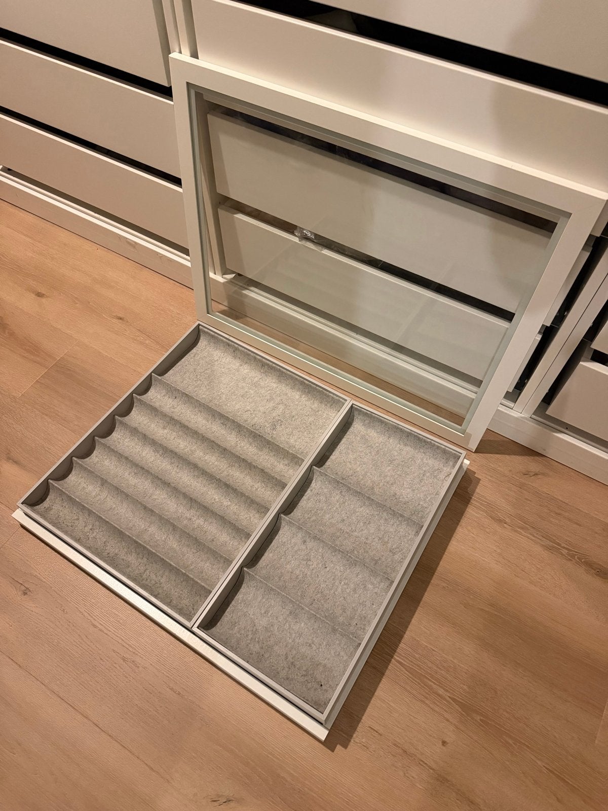 Ikea Pax glasplaat en plank inzet voor accessoires 75 cm, Ophalen, Gebruikt