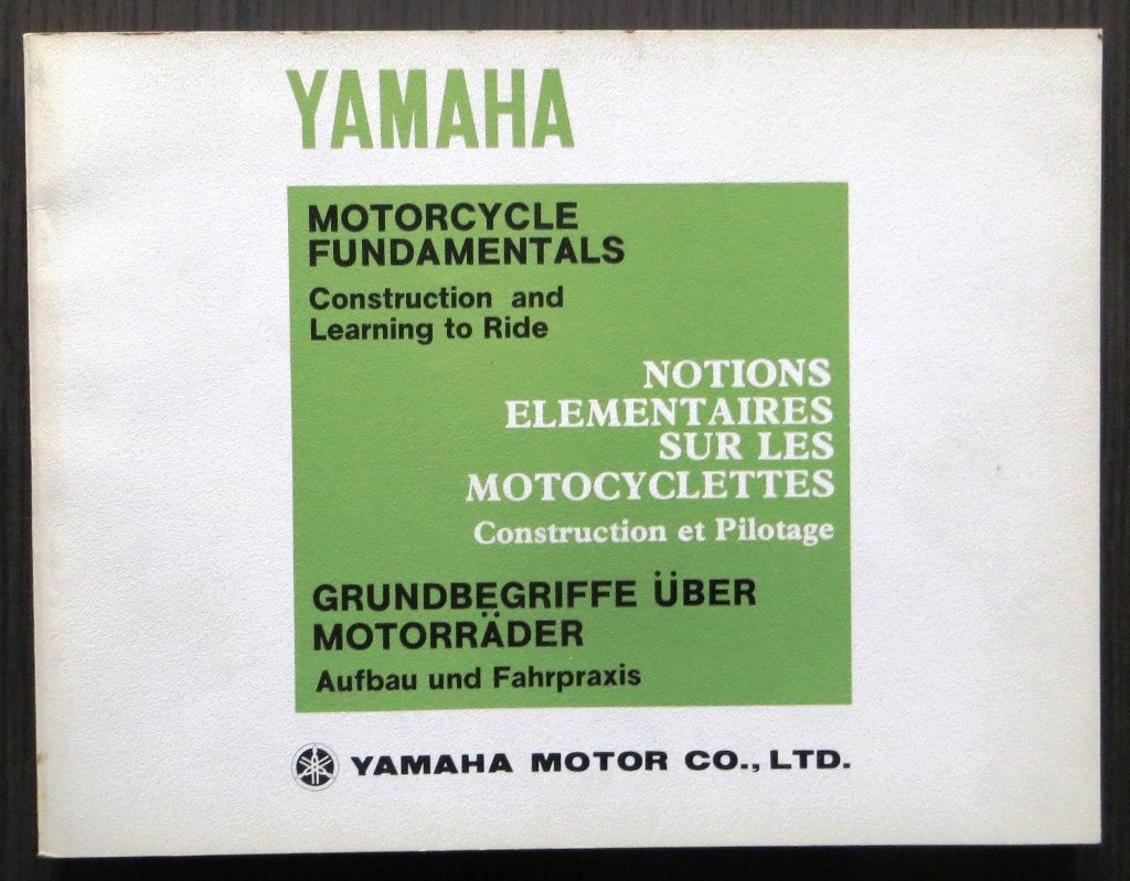 Yamaha Motorcycle Fundamentals voor monteurs - 1973 - 80 blz, Verzenden, Yamaha