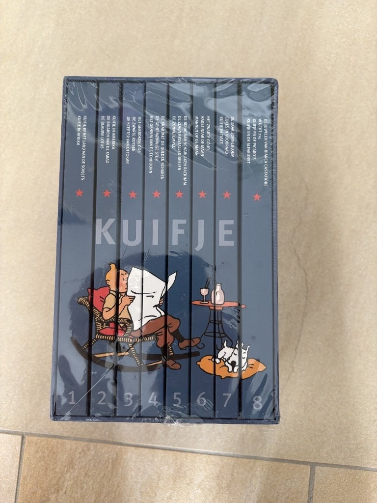 Kuifje 75 jaar verzamelbox 2008 - nieuw in folie, Ophalen of Verzenden, Kuifje, Nieuw, Boek of Spel
