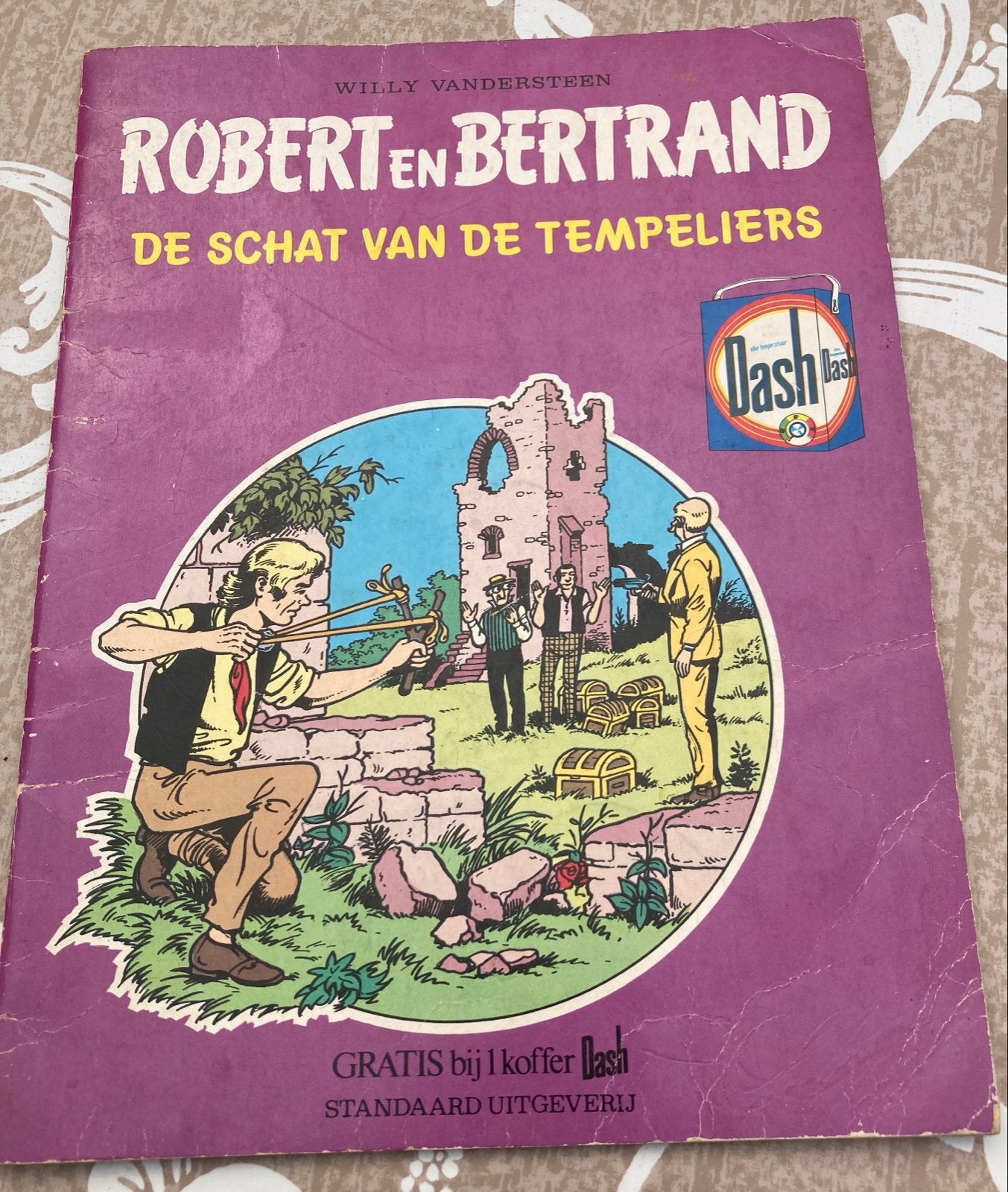 Robert en Bertrand - De Schat van de Tempeliers (Dash), Eén stripboek, Ophalen of Verzenden, Gelezen