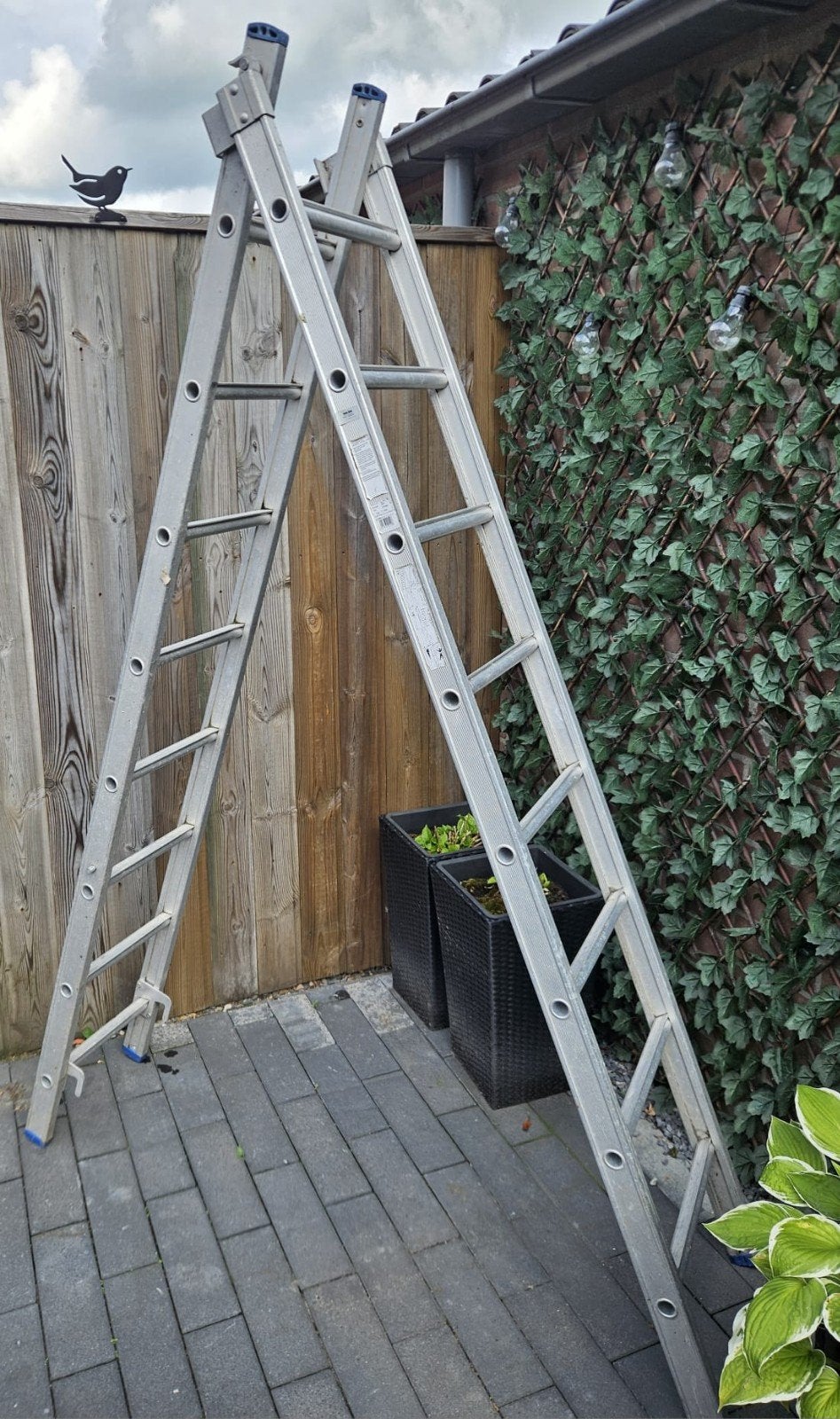 Reformladder / Trap - 2x8 treden, NU VOOR €50.00 IPV € 75.00, Ophalen, Gebruikt, Ladder, Opvouwbaar of Inschuifbaar