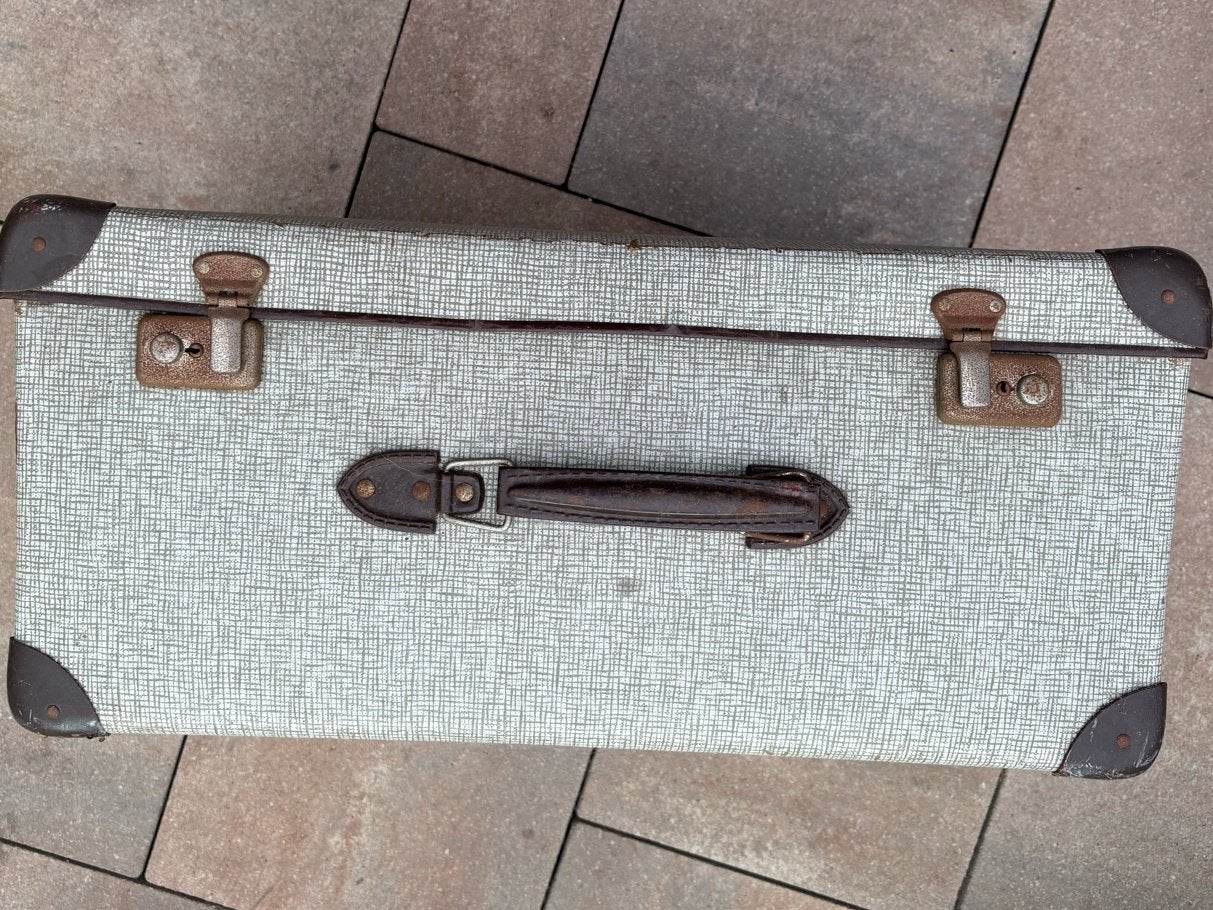 Vintage Oude Koffer - Decoratief en Charmant, Sieraden, Tassen en Uiterlijk, Koffers, Overige materialen, Gebruikt, Slot, 35 tot 45 cm