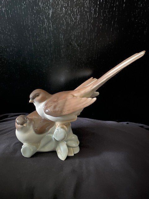 Lladro Vogelpaar, Verzamelen, Beelden en Beeldjes, Ophalen of Verzenden, Zo goed als nieuw, Dier