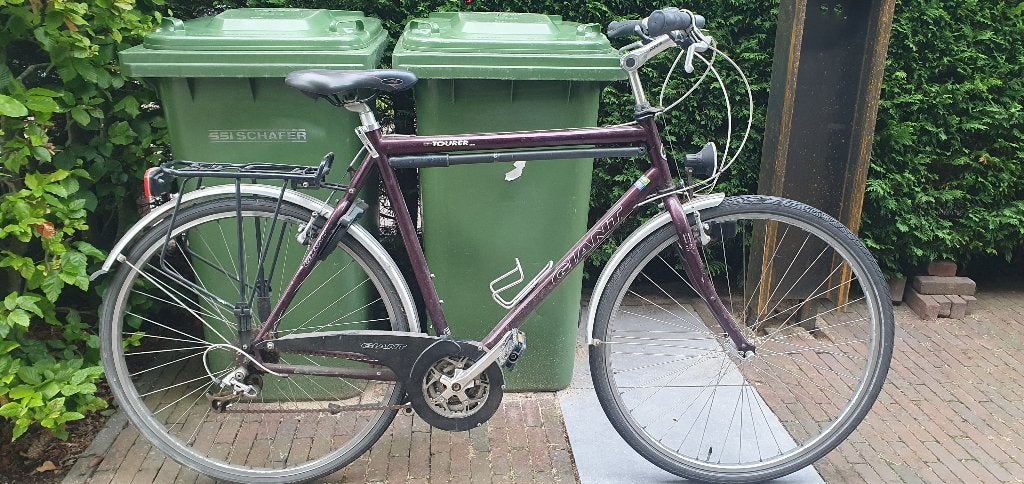 Herenfiets, Fietsen en Brommers, Fietsen | Heren | Herenfietsen, Ophalen, Gebruikt, Versnellingen, Giant