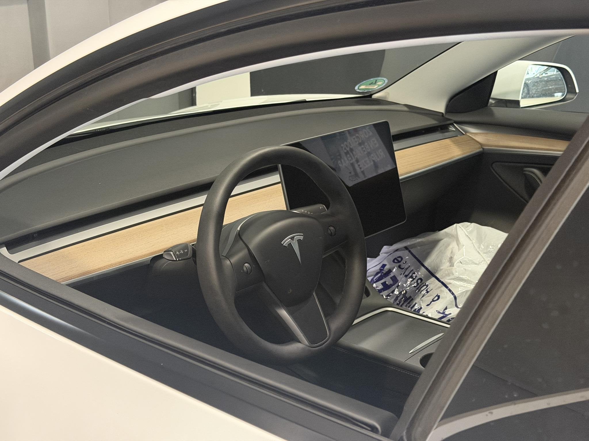 Tesla Model 3 Long Range AWD 75 kWh | Lichtmetalen velgen |, Auto's, Automaat, Stof, Gebruikt, Wit