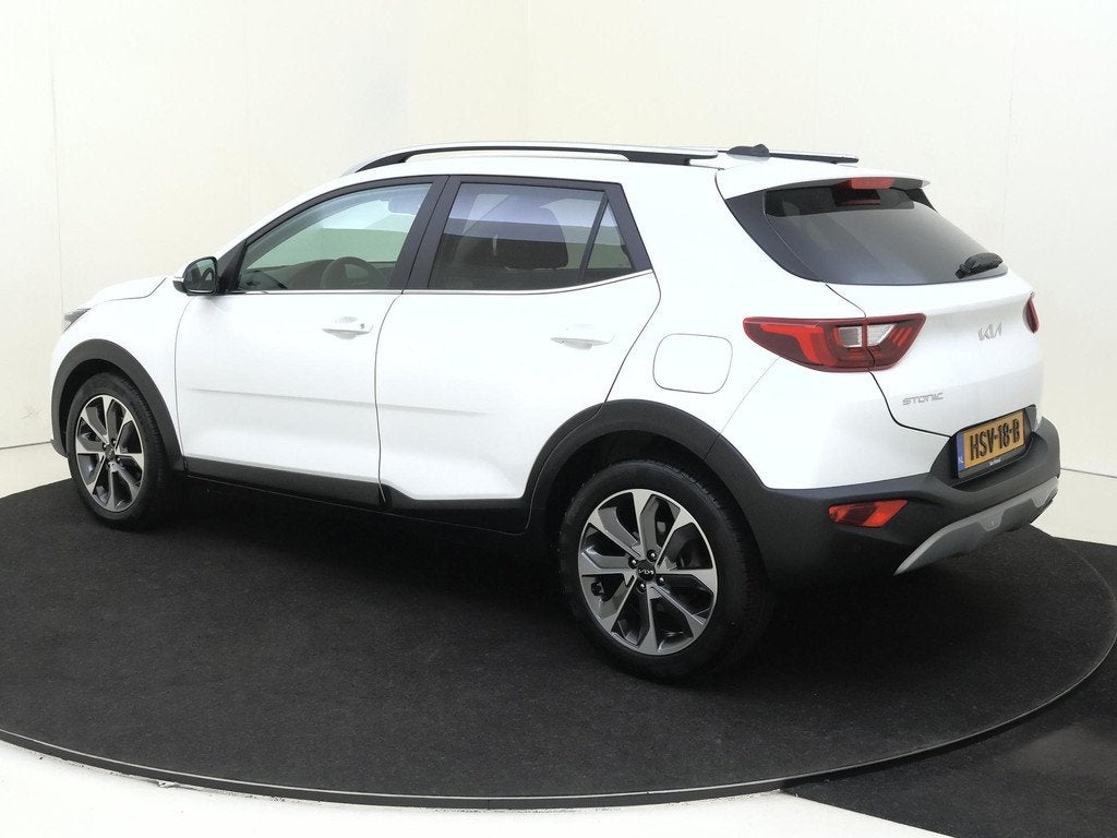 Kia Stonic 1.0 T-GDi MHEV GT-Line 100PK | Automaat | Apple &, Auto's, Kia, Gebruikt, Euro 6, Wit, 3 cilinders