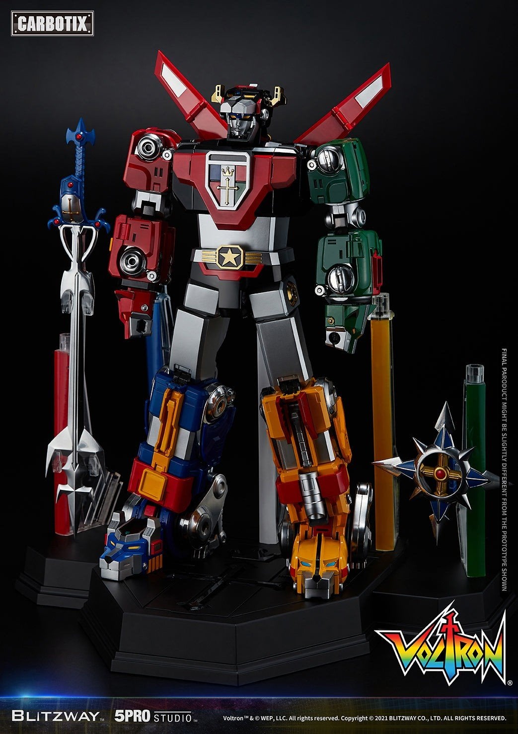 Blitzway Voltron,Voltron 5Pro,Sideshow., Ophalen of Verzenden, Zo goed als nieuw
