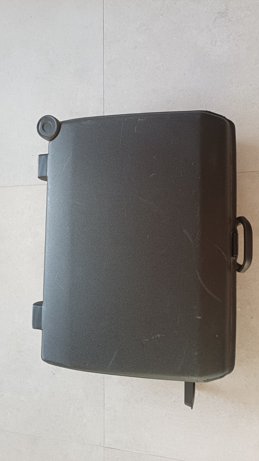 Samsonite koffer met 3 sloten, Gebruikt, Hard kunststof, 45 tot 55 cm, Wieltjes