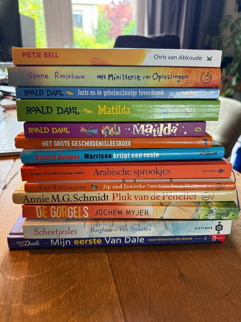 Leuke partij van 13 kinderboeken, Ophalen, Gelezen