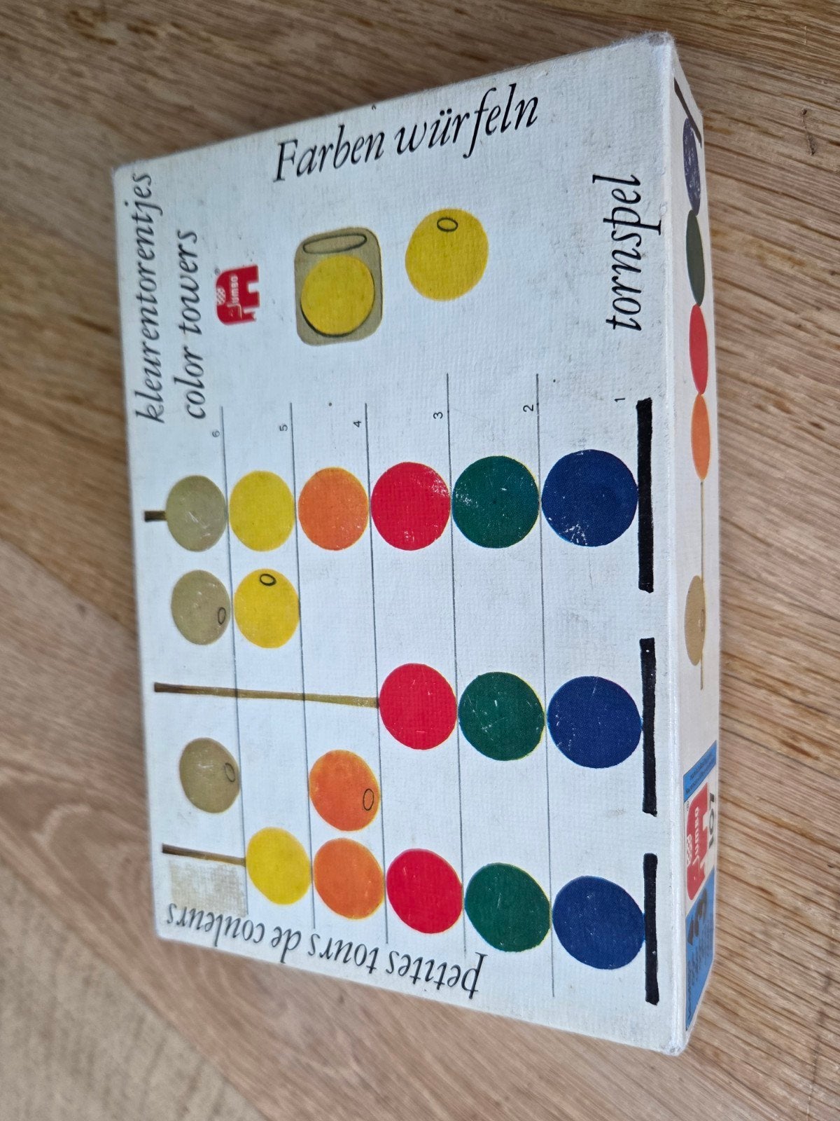 Kleurentorentjes / Color Towers bordspel, Vijf spelers of meer, Ophalen of Verzenden, Gebruikt, Onbekend