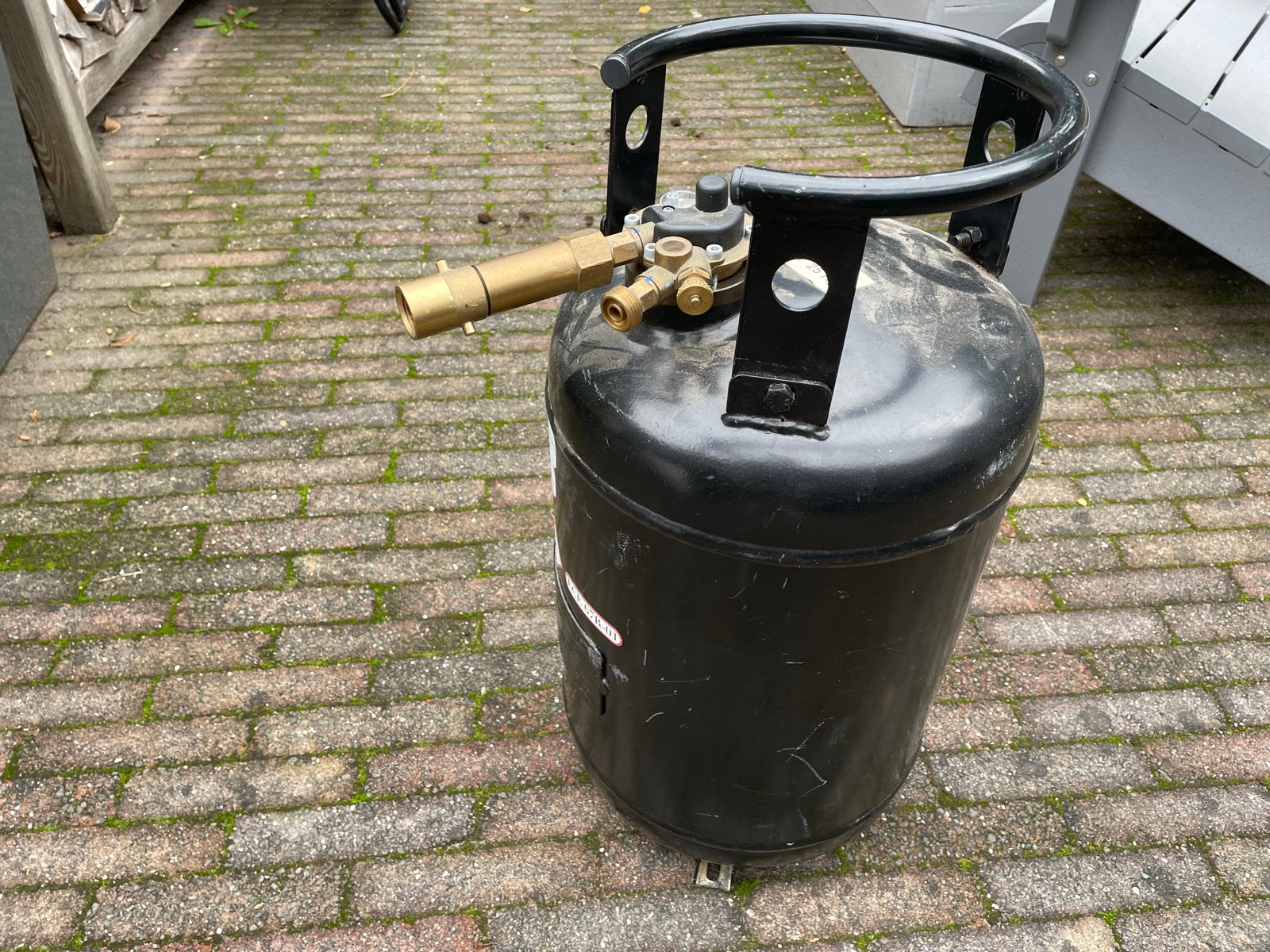 LPG Gastankfles met 80% vulstopventiel, Ophalen of Verzenden, Gebruikt