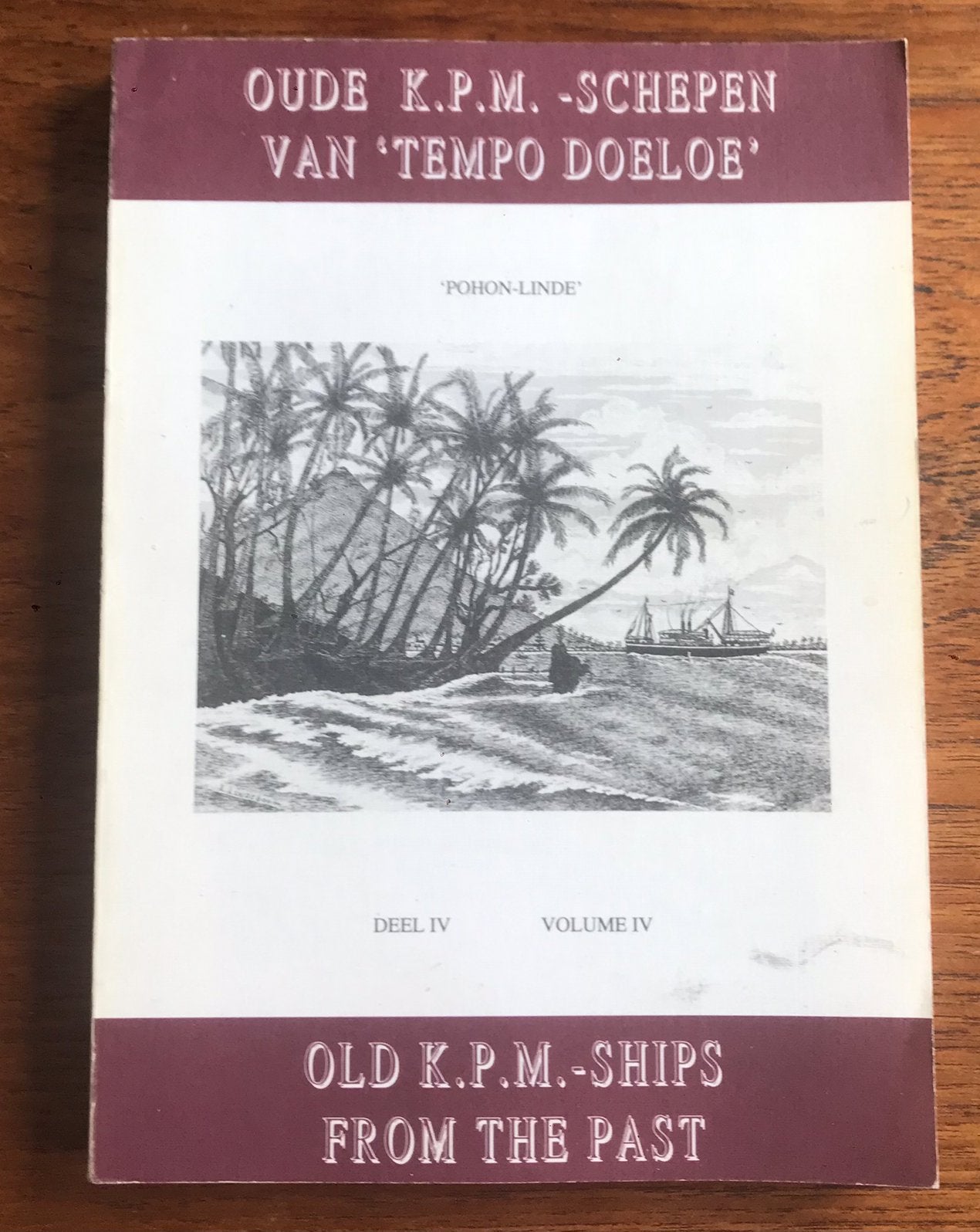 Oude KPM Schepen van Tempo Doeloe (Indië vaart) Indonesië, Verzenden, Zo goed als nieuw, Motorboot of Zeilboot, Boek of Tijdschrift