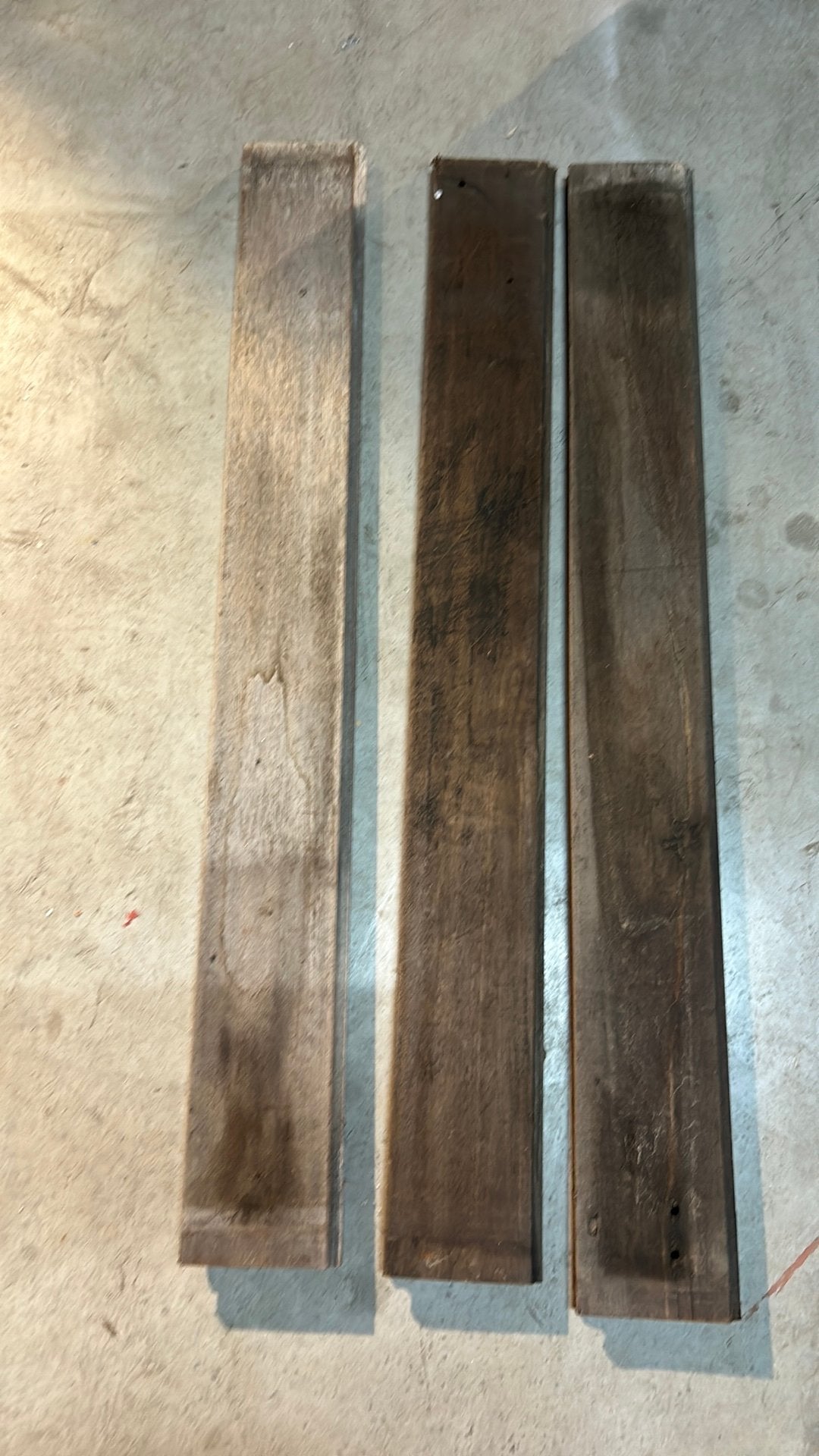 Bankirai planken, Doe-het-zelf en Verbouw, Gebruikt, Minder dan 25 mm, Ophalen of Verzenden, Plank