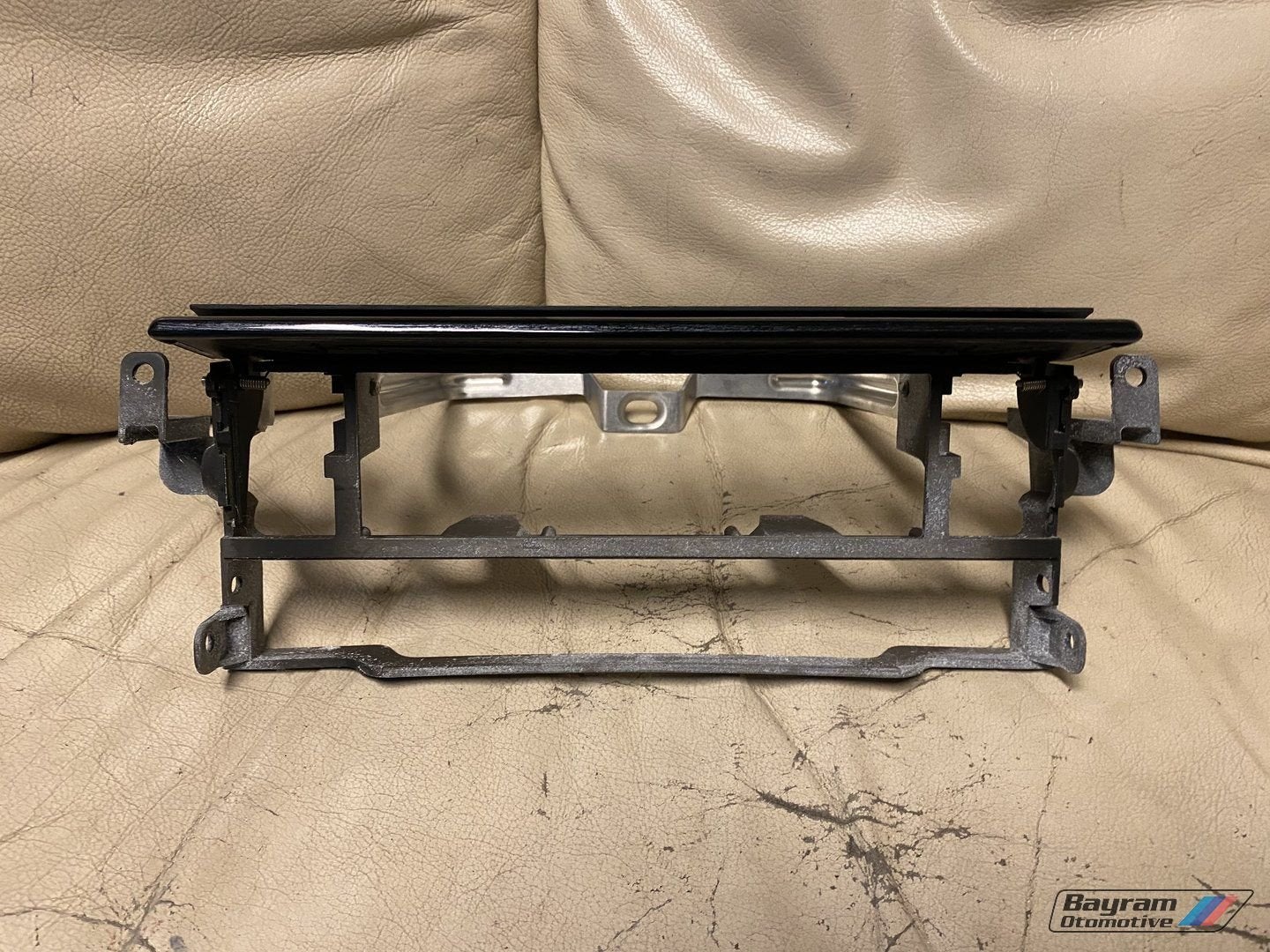 Bmw E39 radio frame in zwart/ grijze uitvoering 51458184159, Gebruikt, -, -, Ophalen of Verzenden