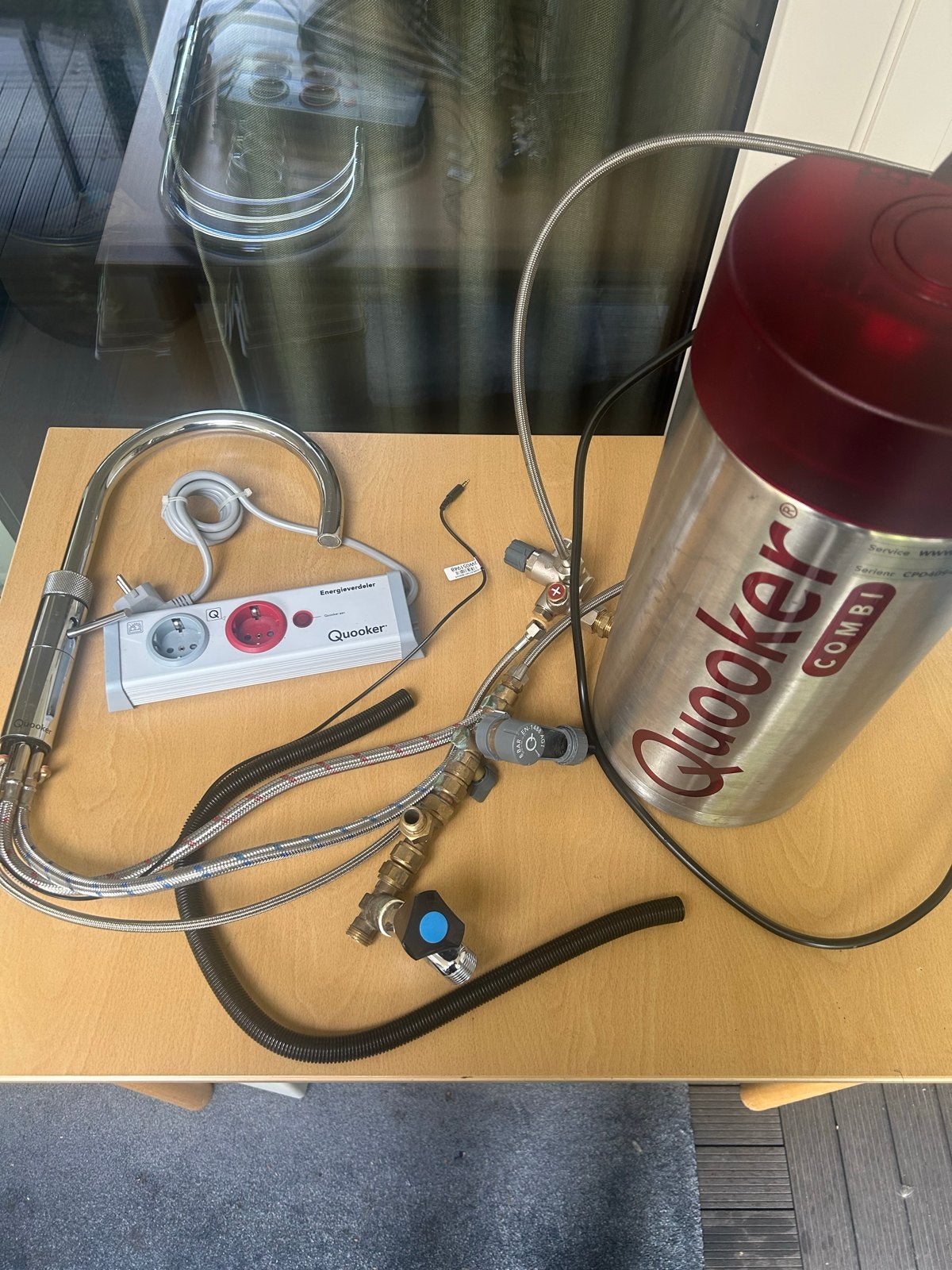 Quooker Combi+ E 7L compleet, incl energieverdeler, Ophalen, Gebruikt