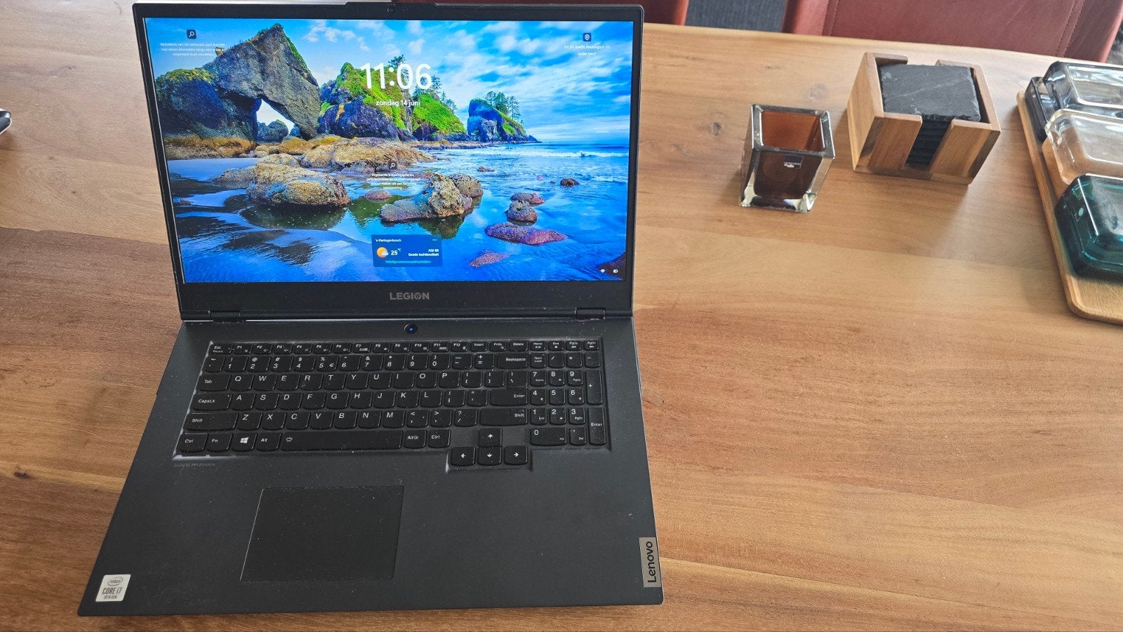Gaming laptop lenovo legion 5 17IMH05H, RTX 2060, Intel I7, Computers en Software, Windows Laptops, Zo goed als nieuw, 17 inch of meer
