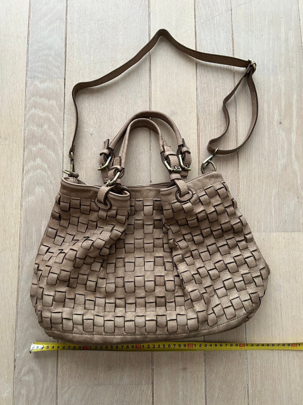 Leren tas van Vera Pelle, bruin/cognac, Ophalen of Verzenden, Nieuw, Bruin, Handtas