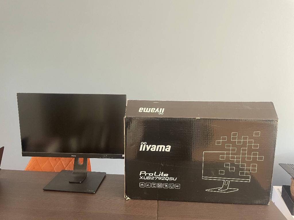 iiyama monitor 27 inch, Computers en Software, Monitoren, In hoogte verstelbaar, IPS, 61 t/m 100 Hz, 5 ms of meer