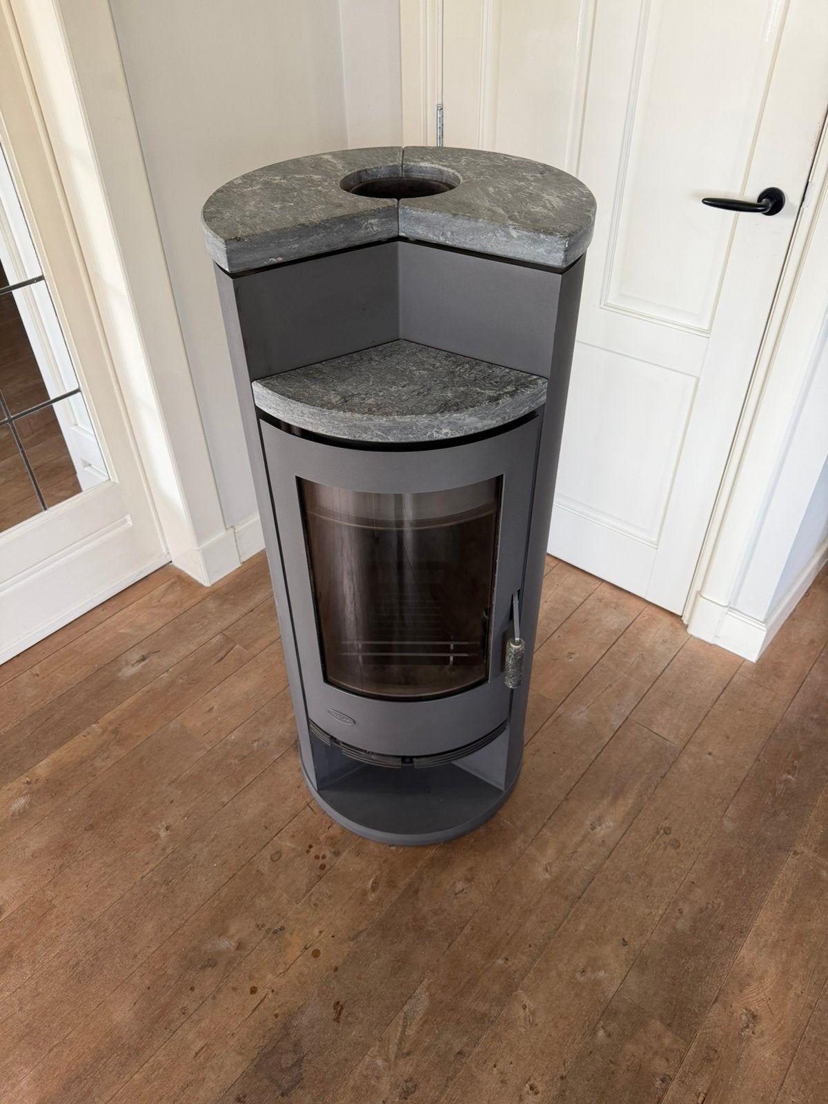 FirePlace Edam SP 7kW Speksteenkachel Houtkachel Vrijstaand, Huis en Inrichting, Houtkachel, Ophalen of Verzenden, Zo goed als nieuw