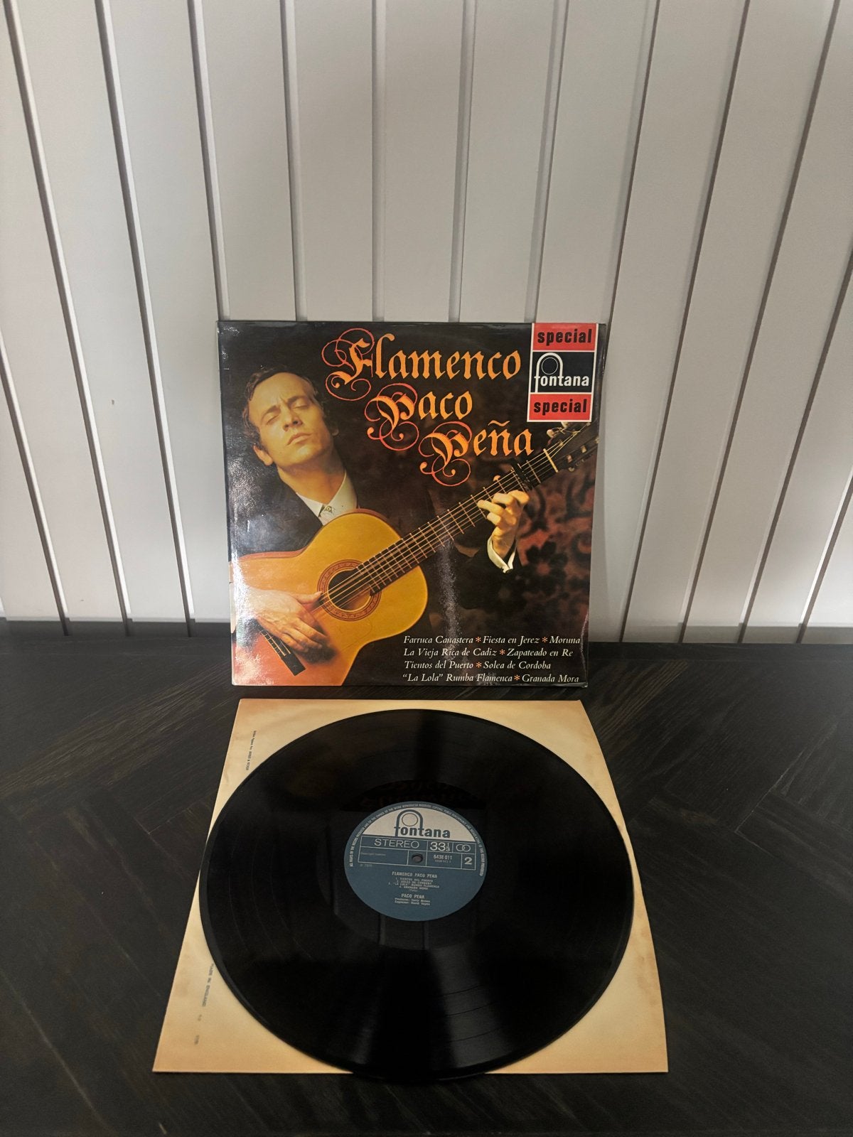 Flamenco Paco Peña LP - Vintage Spaanse Gitaar Muziek, LP, Gebruikt, Overige genres, Ophalen of Verzenden