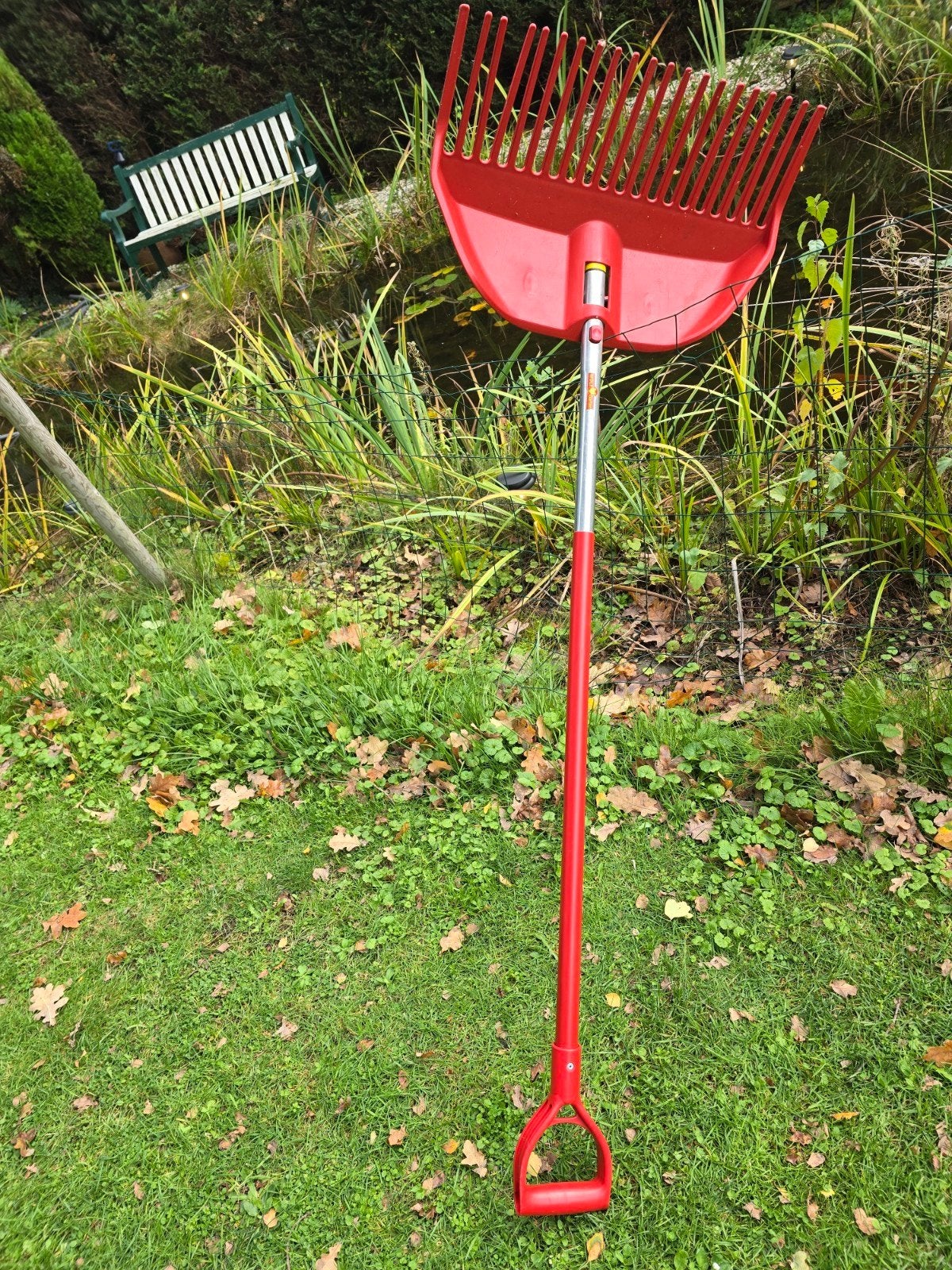 Wolf-Garten Hark met steel - Nieuwstaat, Ophalen of Verzenden, Nieuw, Hark, Wolf-Garten