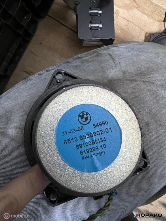 BMW E60 E61 HIFI audio systeem versterker subwoofer speaker, Gebruikt, Ophalen of Verzenden
