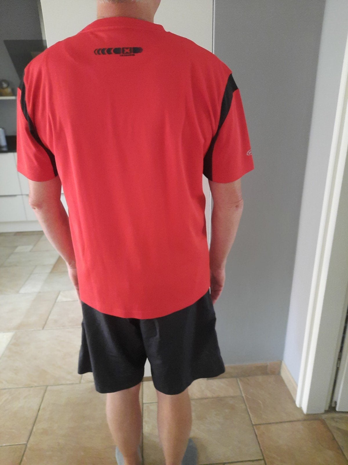 Sport shirt met sport broek, Ophalen of Verzenden, Zo goed als nieuw, Maat 56/58 (XL), Zwart