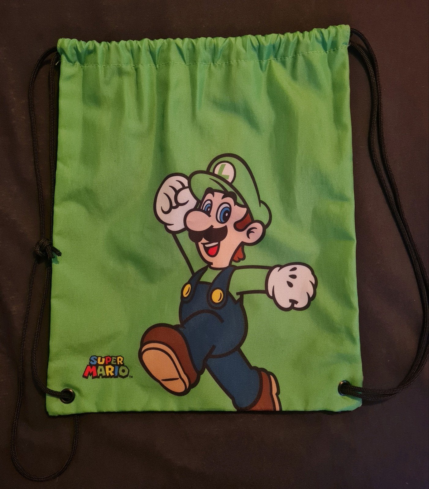 Super Mario - Luigi gymtas met trekkoord, Ophalen of Verzenden, Gebruikt