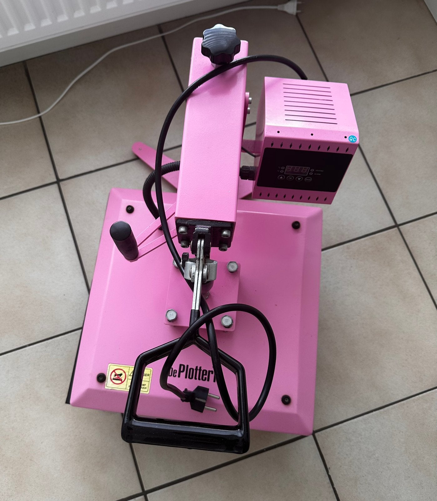 Heat press machine/ transfer pers, Ophalen, Zo goed als nieuw